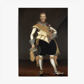 Tableau Homme Portrait Personnalisé Georg Günther von Kraill Bemeberg